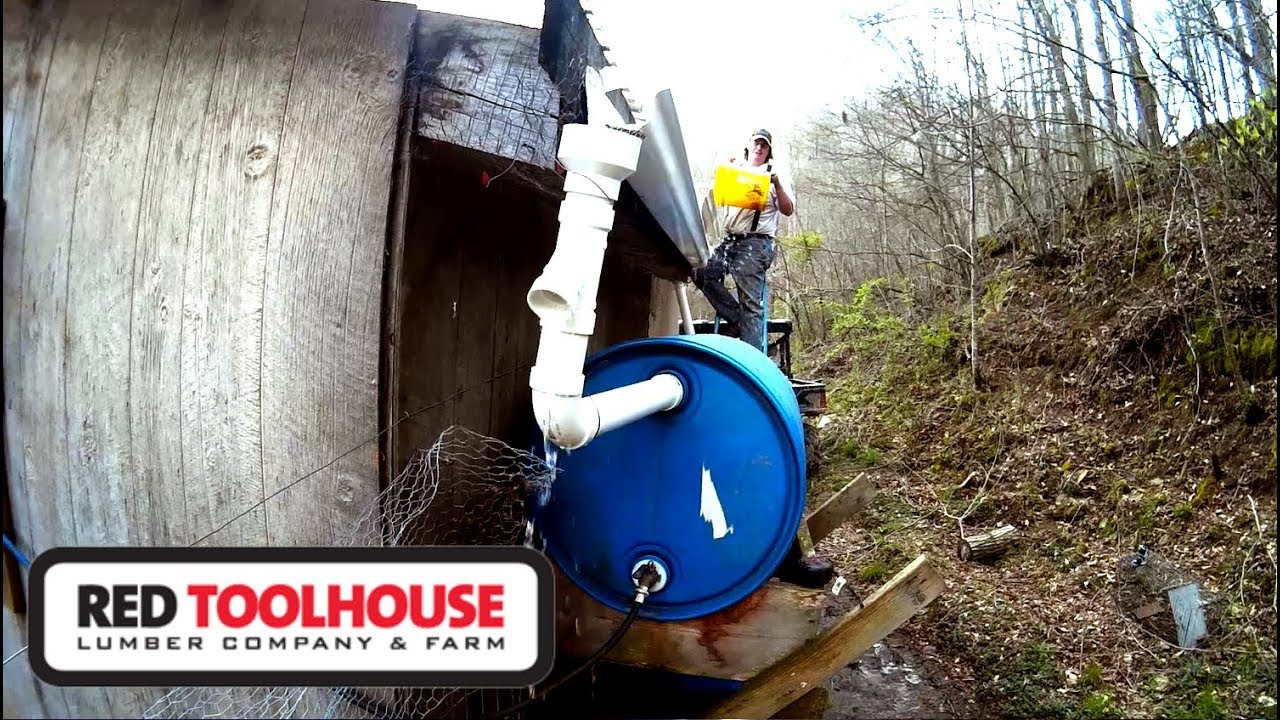 Tips when planning your homestead house build Catch water from the