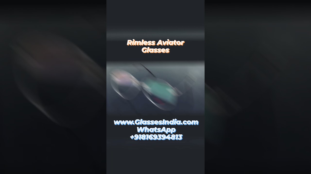 Rimless Aviator Glasses Online in India