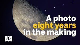 Photographer captures perfect shot of International Space Station passing surface of the moon screenshot 2