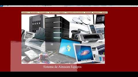 CONTROL DE ALMACEN INVENTARIOS  EQUIPOS ASP.NET