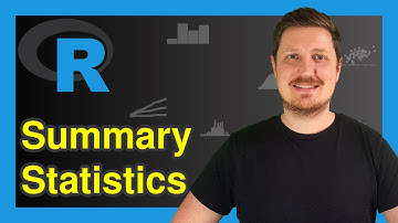 Summary Statistics of Data Frame in R (4 Examples) | Calculate Descriptive Metrics | Mean, Max & Sum