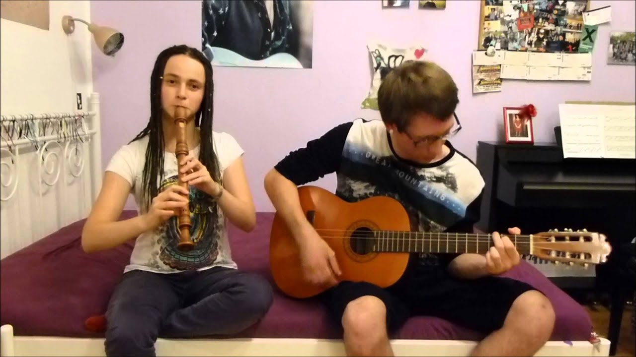 Redemption Song Bob Marley Recorder Guitar Cover Youtube