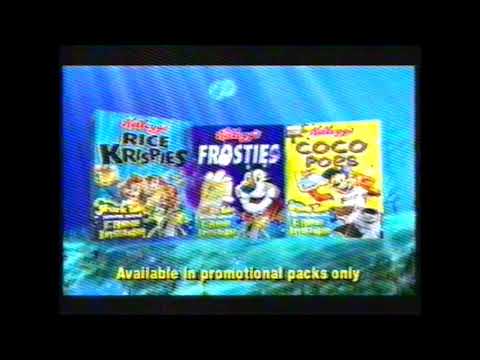 2004 Kelloggs Shark Tale Water Mazes TV Commercial