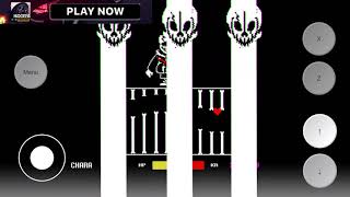 Playing undertale last breath Phase 3 (on mobile/Easy mode)