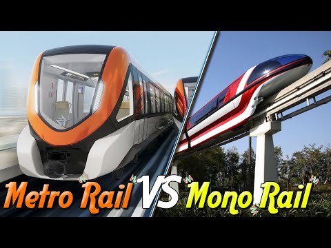 Video: Skillnaden Mellan Monorail Och Metro Rail