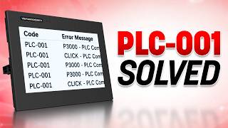 How To Troubleshoot A PLC-001 Error on Your C-more CM5