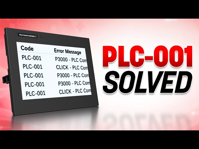 How To Troubleshoot A PLC-001 Error on Your C-more CM5