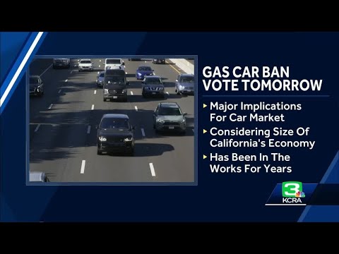 California regulators expected to ban new gas cars by 2035