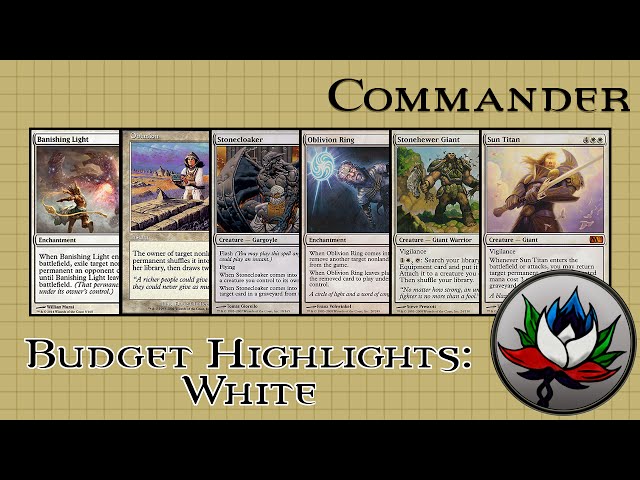 best white mtg commander cards Deck EDH Deck Elesh Norn, Mother of Machines 100 Magic – Moonveil Games Best White EDH/Commander Cards for