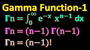 Gamma Function-1ISpecial Functions I Engineering Mathematics-2 I Values of Gamma 