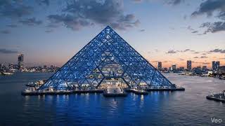 Future City Building Shimizu Mega City Pyramid