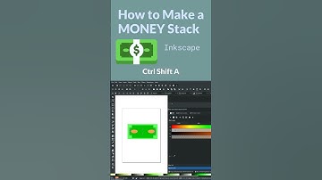 Quick Money Stack Vector Icon in Inkscape