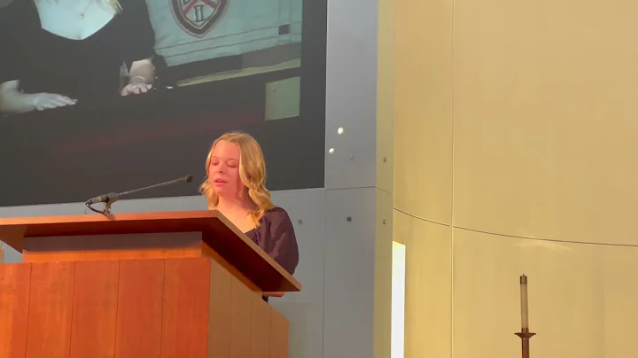 Senior Chapel Talk by Sarah Blanton '22