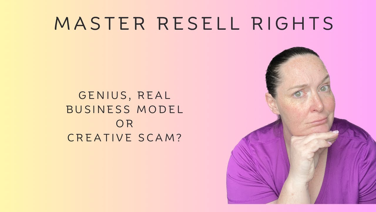 Master Resell Rights - too good to be true? - YouTube