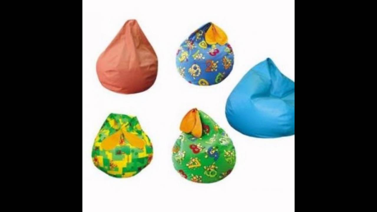 Кресло-пуфик «груша» - YouTube