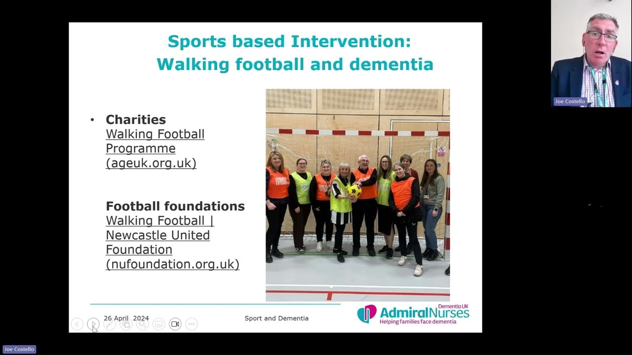 Summer School 2024 - Sport and dementia: staying healthy and making memories