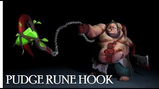 Pudge Rune Hook Dota 2