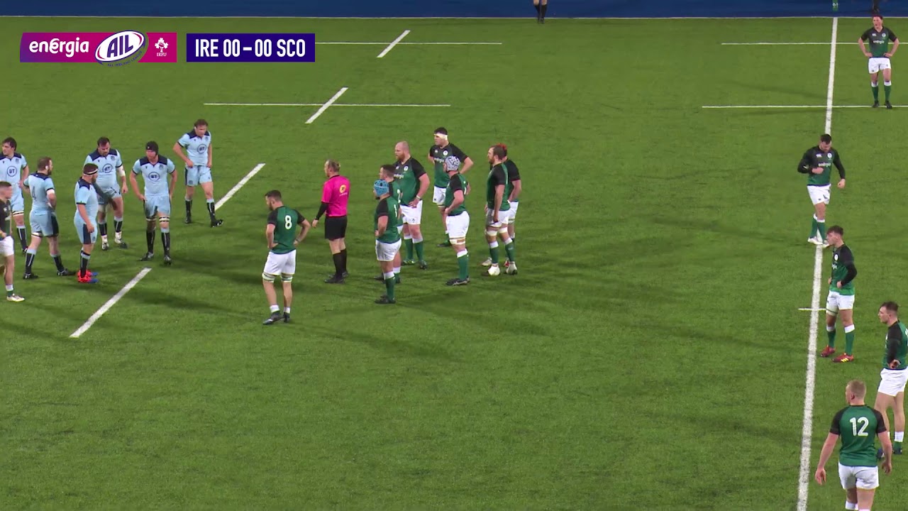 2020 Club International: Ireland Club XV 22 Scotland Club XV 17