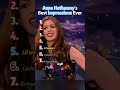 Anne Hathaway's Best Celebrity Impressions 🎭