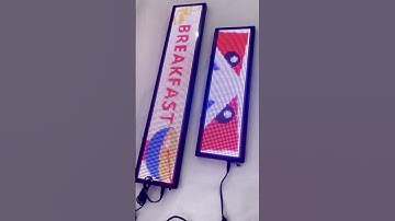 RGB LED Open Closed Sign Board Lighted Up Scrolling Message Adverting Screen For Bar Club Nightclub