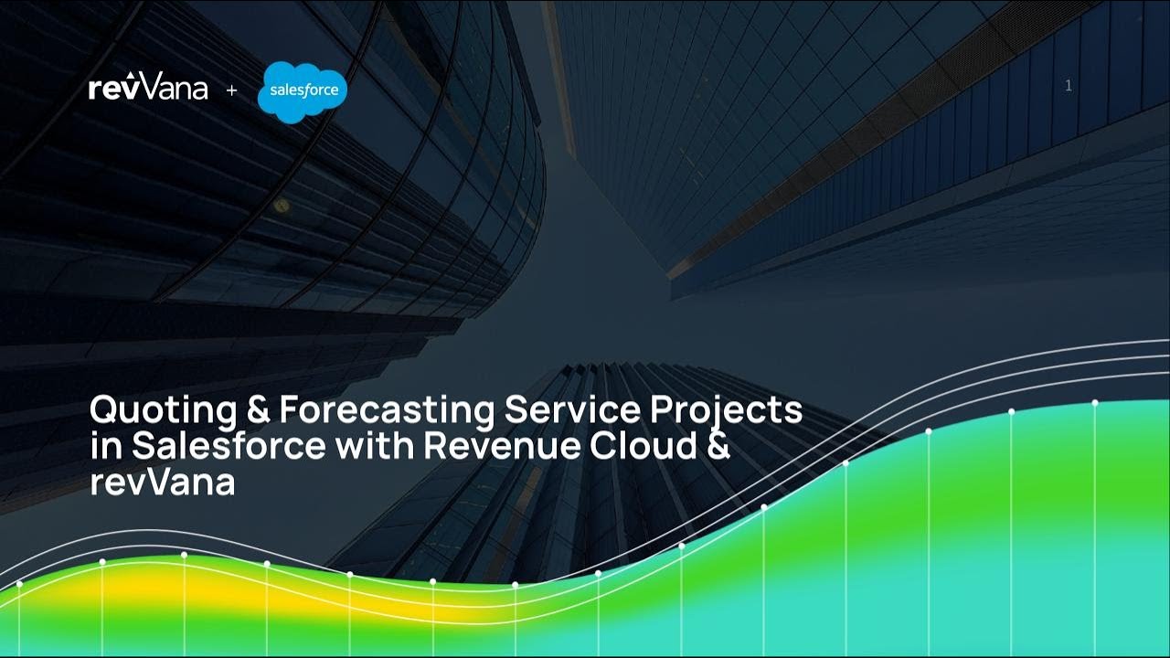 Quoting & Forecasting Services in Salesforce with Revenue Cloud - YouTube