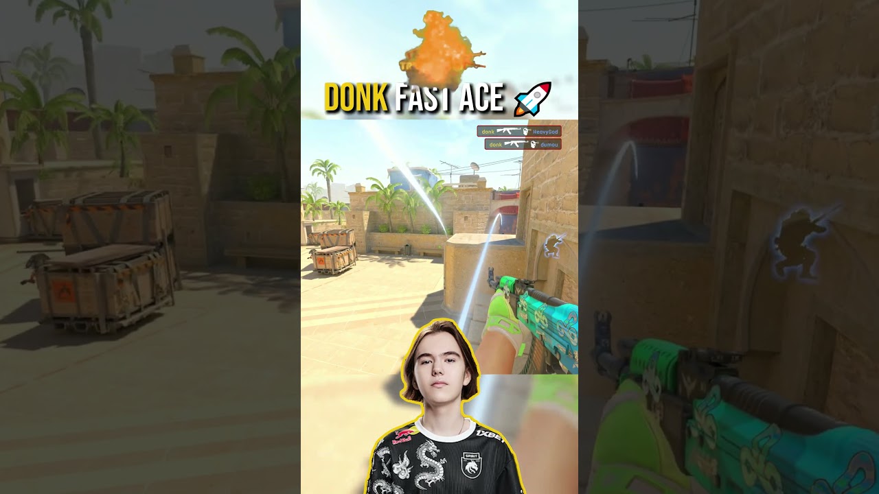 DONK playing Faceit with Mir, fame & FL1TJO 🔥  