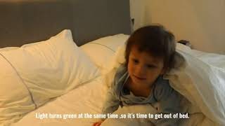 I.CODE Sun & Moon Rise Kids Alarm Clock | Children's Sleep Trainer  | Sleep Sound Machine