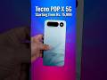 Tecno Pop X 5G Unboxing 6500mAh Battery + 45W Charger +  MIL-STD Protection!