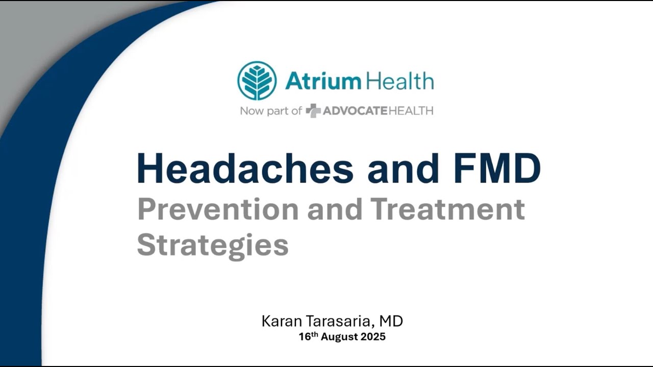 Southeast Regional Fibromuscular Dysplasia Patient Conference - Headaches and FMD