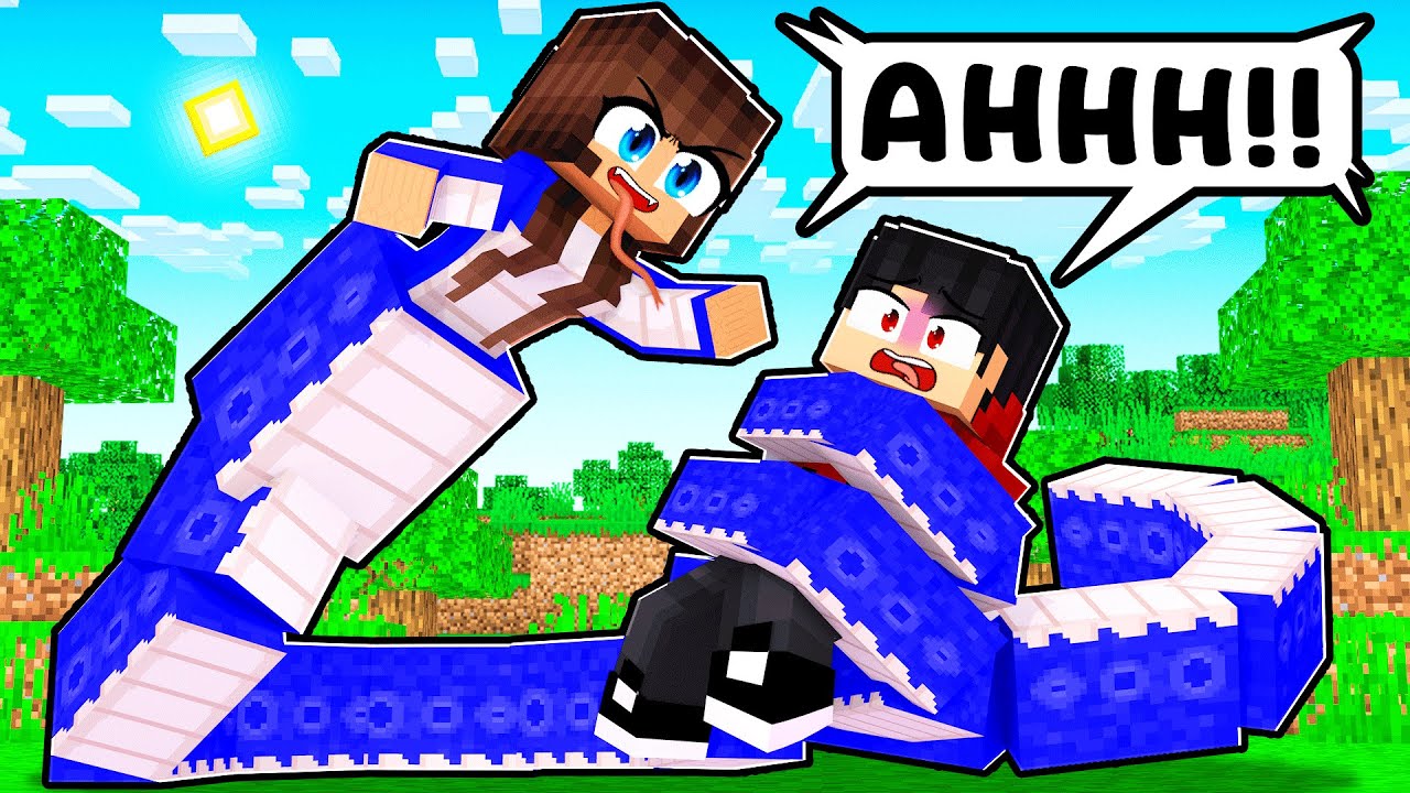 MIIKA virou uma COBRA por 24 HORAS no Minecraft ◂Miika▸