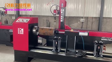 CNC 5-axis MAG/MIG welding robot used for water tank flange/longitudinal seam/water tank nut welding