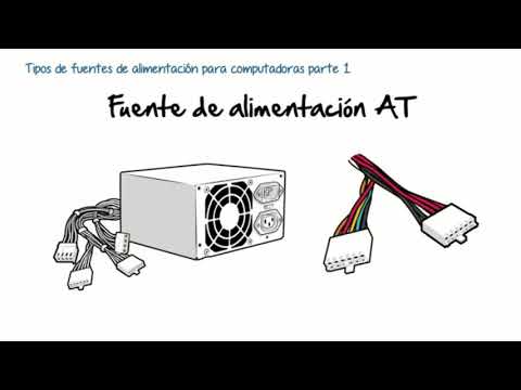 Fuentes de computadoras at y atx detalles y características