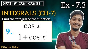 Class 12 Ex 7.3 Q9 Maths | Ex 7.3 Class 12 Math q9 | ex 7.3 Q9 Class 12 Maths | q9 exercise 7.3 math