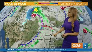 WATCH: Wednesday AM Forecast 10/13/21 with Chelsea Chandler