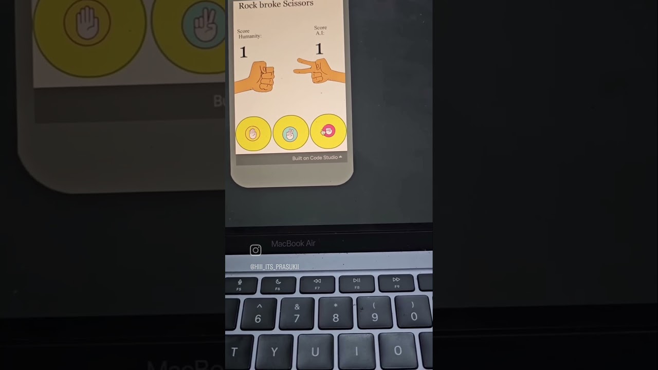 coding project 11 stone paper scissor.....code.org# game lab