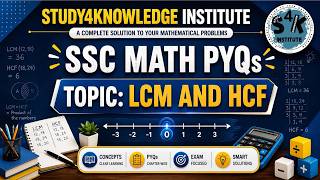 SSC LCM AND HCF 10 PYQs #ssc #ssccgl #sscchsl #sscgd #sscmts #sscexam #ssccpo #ssccpo #jkssb