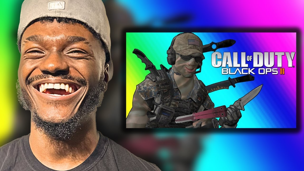 Black Ops 2 Gun Game - I Knife Til I Have No Friends Left (Reaction!!)