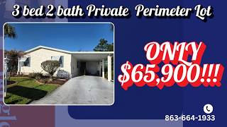 Furnished 3‑Bed Florida Home on Perimeter Lot | Great Deal for Northern Buyers!
