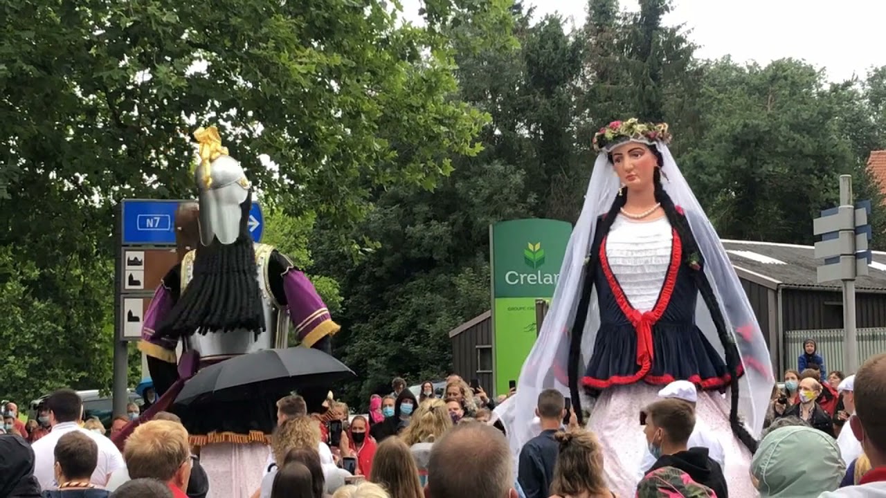 Ducasse d'Ath 2021  - Mr et Mme Goliath  - 2