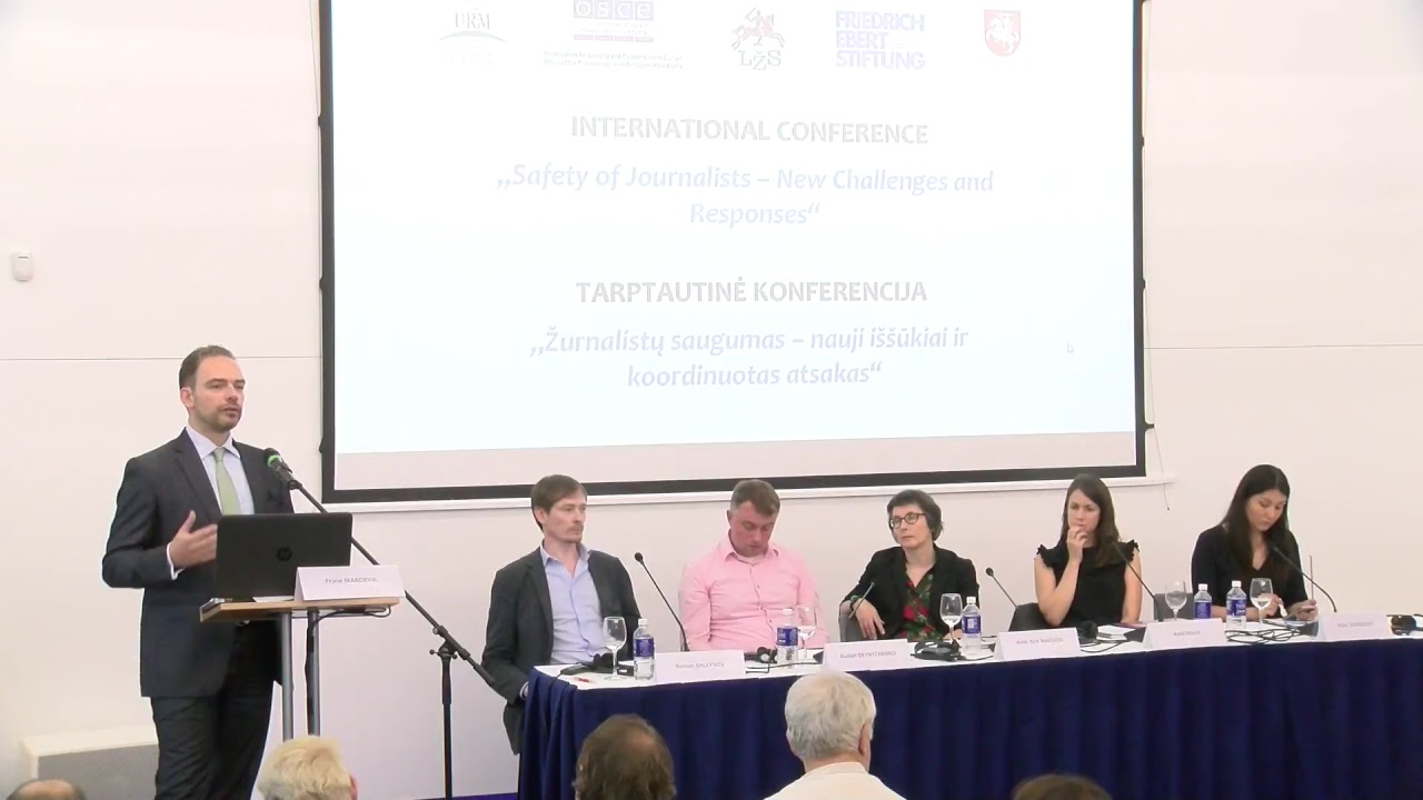 INTERNATIONAL CONFERENCE “Safety of Journalists – New Challenges and Responses”