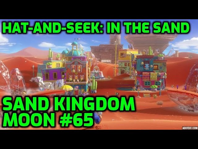 Super Mario Odyssey - Sand Kingdom Moon #65: Hat-and-Seek: In the Sand 