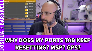 Why Is My Ports Tab Resetting? Too Many MSP? GPS and MSP? - FPV Questions
