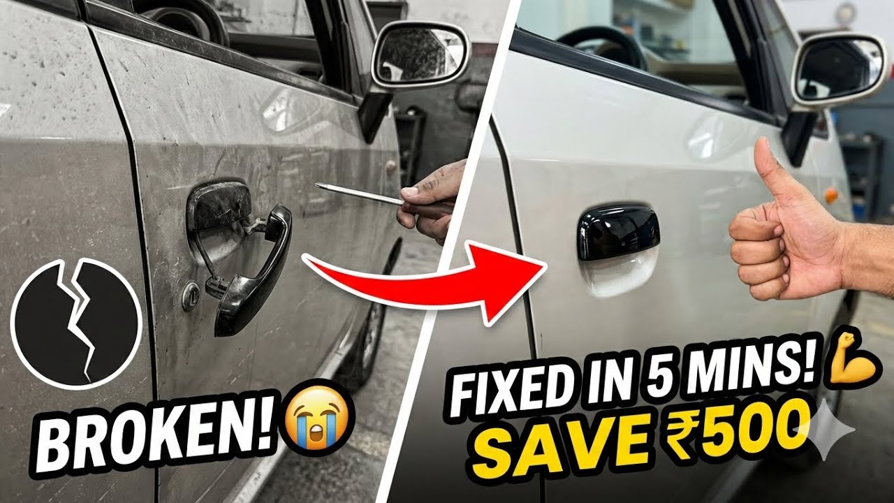 Sirf ₹60 mein Tata Nano ka Door Handle Change? 😱 DIY Repair
