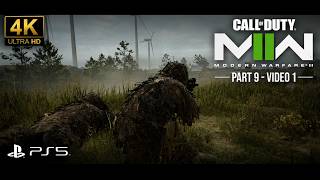 Ghillie Suits + Sniper (Realistic Stealth Mission) | CoD-MW2 | Part 9 - Video 1 [PS5 | 4K-60FPS]