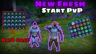 [ Ark Mobile ] New Fresh Start PvP / Raid snow base op profit 🔥🔥🔥🔥