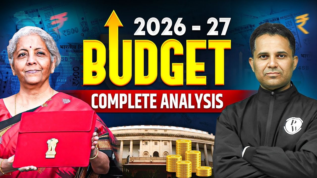 Budget 2026 | Union Budget 2026-27 Complete Analysis | PW OnlyIAS ...