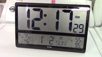 DOVEET Digital Atomic Clock w/Indoor & Outdoor Temperature And Humidity Displays Review