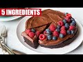 5 INGREDIENT CHOCOLATE CAKE | VEGAN LOCK DOWN DESSERT