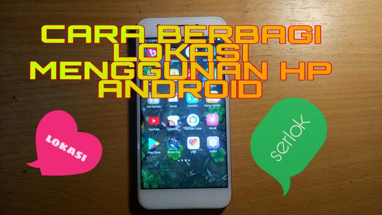 CARA SHARE LOKASI (SERLOK) BERBAGI LOKASI DI HP ANDROID Melalui WA