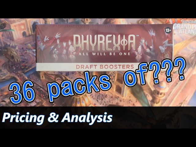 all will be one draft booster box Magic the Gathering Phyrexia All Will Be One MTG Draft Booster Box – The  Awesome Card Shop main image 1